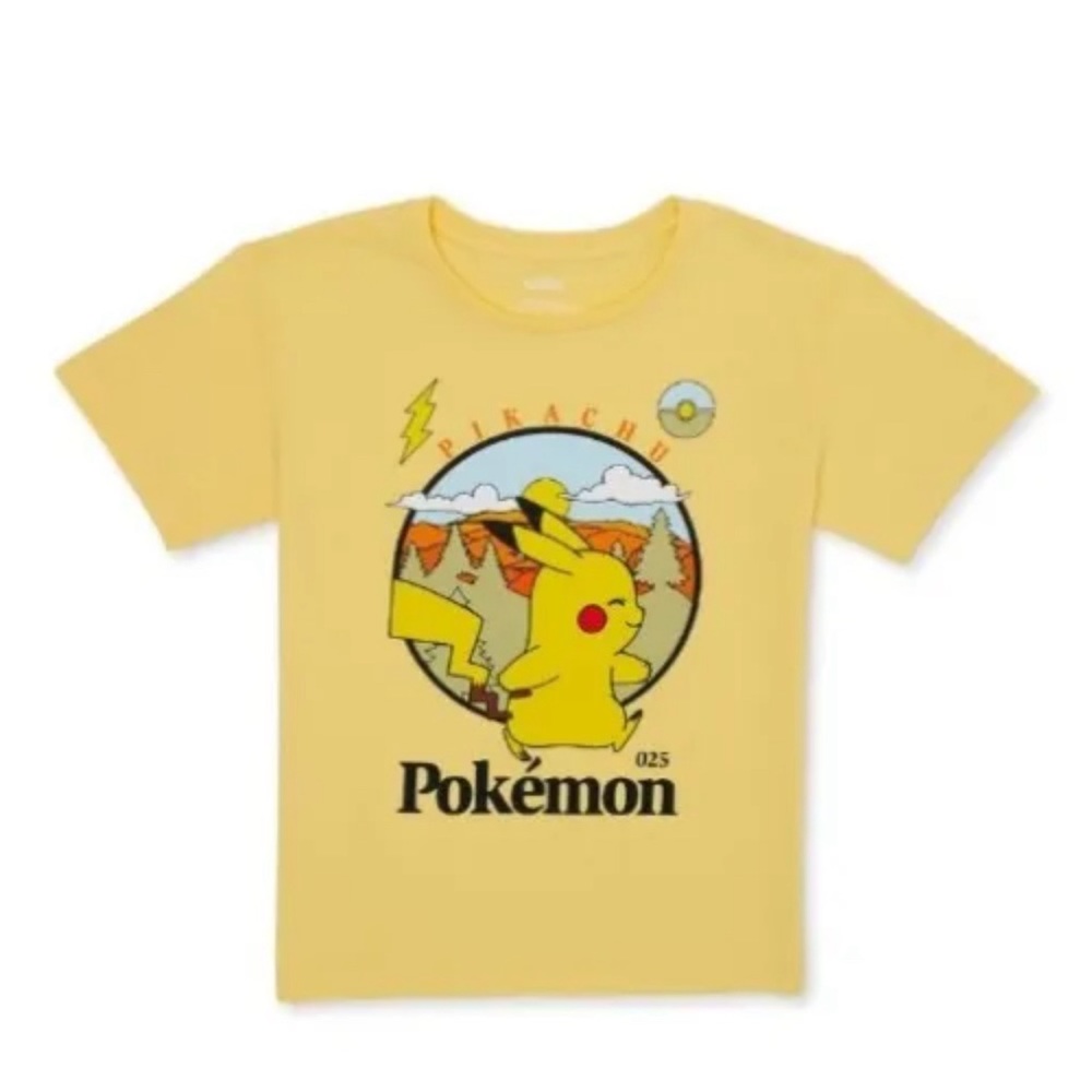 Nintendo Girls Pokemon Pikachu Graphic T-Shirt  SizeM (7/8) L (10/12) XL (14/16)